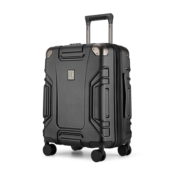 2025 New Multifunctional PC Suitcase Lightweight Travel Luggage with Mobile Phone & Cup Holder Classic Style - Image 6