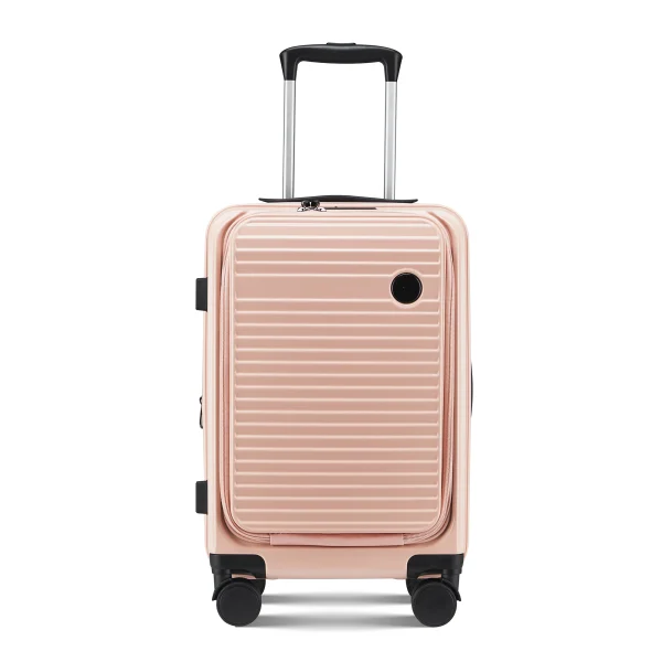 2025 Hot Sale ABS PC Suitcase Custom Trolley Case Spinner Hardshell Lightweight Safety Hand Smart Travel Carry-ons Luggage - Image 5