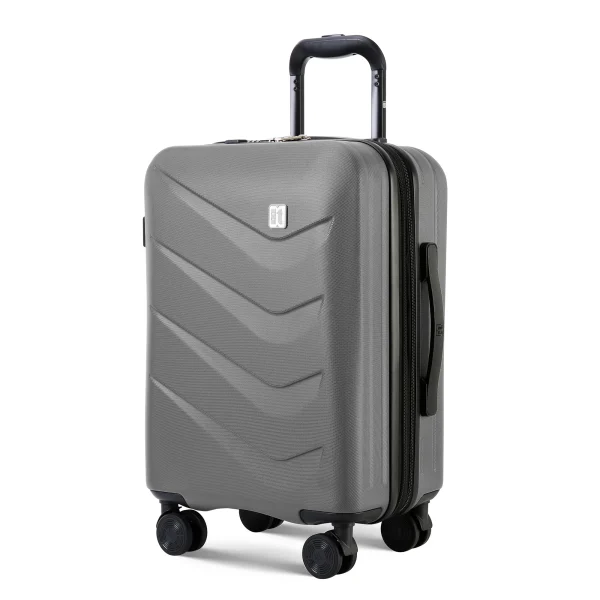 1T Lightweight PC Luggage with TSA Lock Spinner Wheels Classic Style Expandable Large Capacity Suitcase for Airplane Cabin Use - Image 2