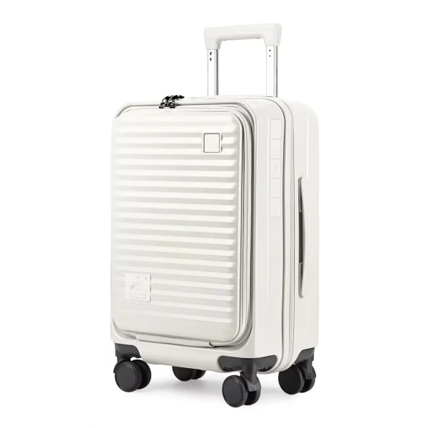 PC Material Travel Suitcase Lightweight Luggage With Smooth Wheels Secure Zipper and Aluminum Handle for Vacation Trips