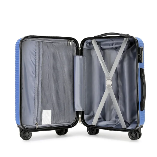 Silent luggage, 20 inch ABS travel suitcase, large capacity student suitcase, universal wheel zipper, luggage compartment - Image 6