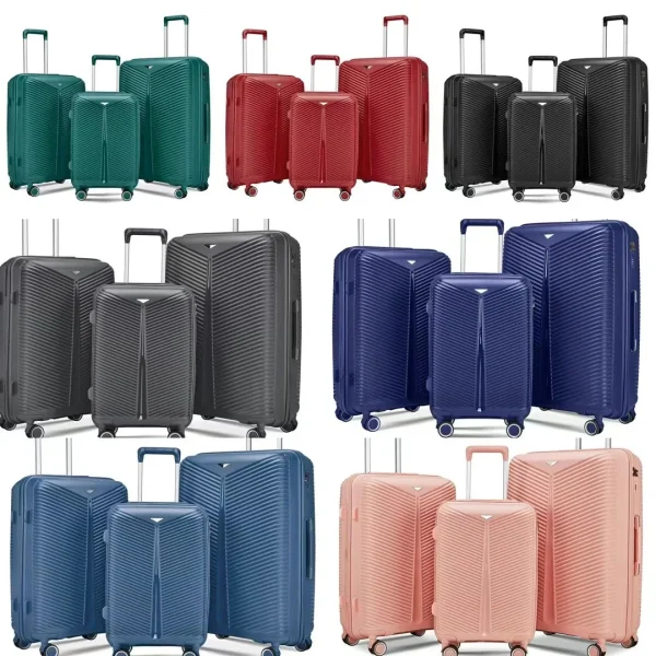 2025 PP Luggage Set Fashion Hand Trolley Bag Set 20/24/28 Inch Large Capacity for Outdoor Suitcase - Image 5