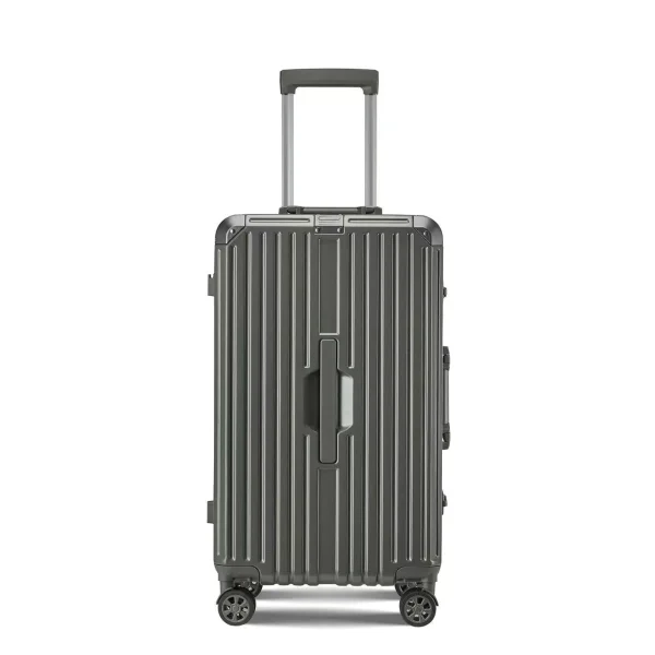 2025 New Style Deep Storage Luggage Strong and Durable Thickened Aluminum Frame Travel Suitcase - Image 4