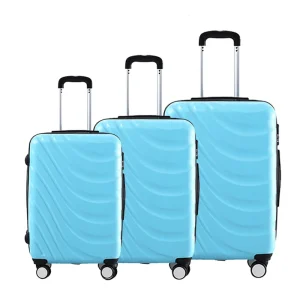 2025 Luggage Set High Quality ABS Travel Trolley Luggage 3 Pieces  Silent Universal Double Wheels Suitcase Sets