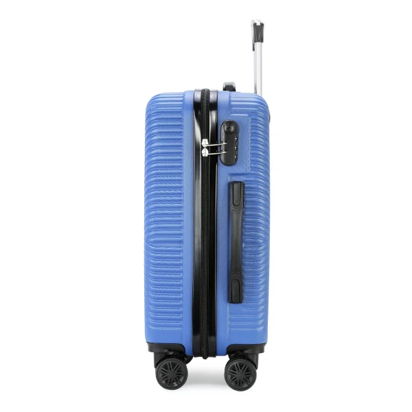 Silent luggage, 20 inch ABS travel suitcase, large capacity student suitcase, universal wheel zipper, luggage compartment - Image 4