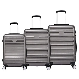 2025 Hot Sale Luggage Oem Odm Popular Carry on Hard Shell Waterproof Abs Travel Suitcase Set With Tsa Lock Luggage