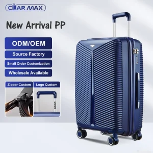 2025 PP Luggage Set Fashion Hand Trolley Bag Set 20/24/28 Inch Large Capacity for Outdoor Suitcase