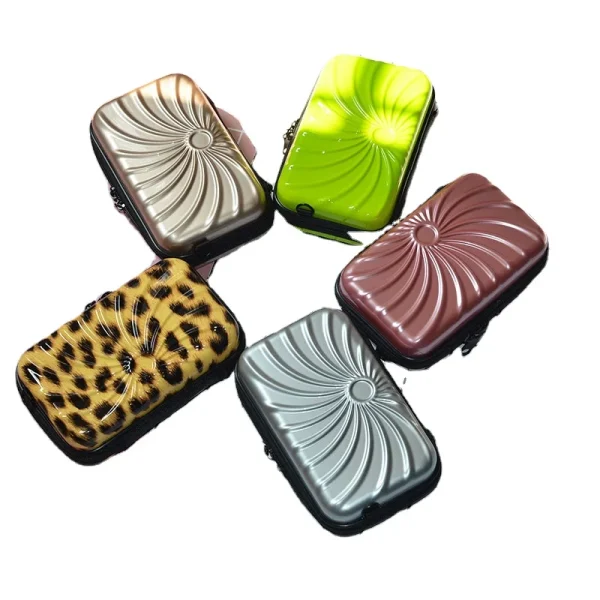 High Quality Customized 2025 New 7'' Make up Bag Trolley Lightweight Luggage Set for International Business Trips Make up Bag