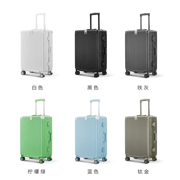 2025 Aluminum PC Luggage 3 Piece Luggage Sets Valises Trolley Bag Travel Suitcase Sets Travelling Luggage - Image 2