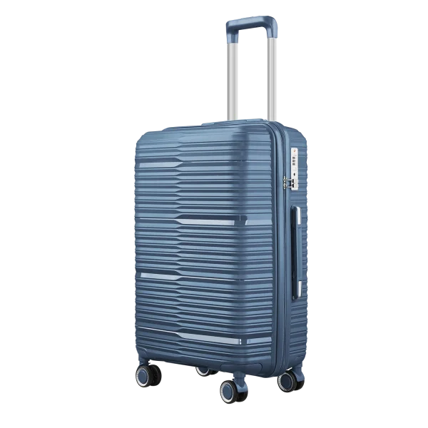 2025 Fashion Design PP Luggage Set OEM ODM Wholesale  3pcs Trolley Bag Unbreakable Good Quality Suitcase Set - Image 6