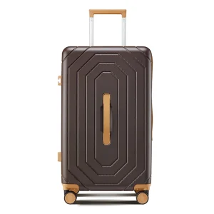 New Business Luggage 20 inch Boarding Trolley Cardan Wheel Password Leather Box 28 inch Travel Box