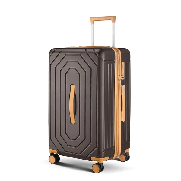 New Business Luggage 20 inch Boarding Trolley Cardan Wheel Password Leather Box 28 inch Travel Box - Image 5