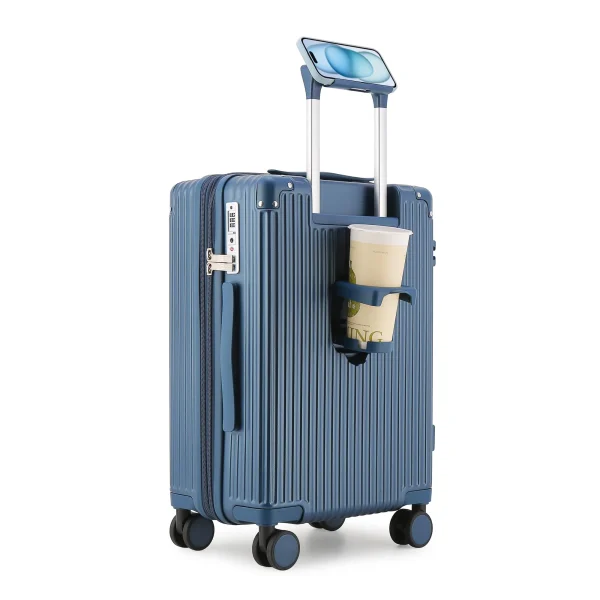 New luggage 20 inch large capacity PC anti drop travel suitcase suitcase suitcase 24 inch password login case wholesale - Image 5