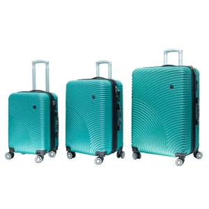 High Quality Customized 2025 New 24'' ABS Trolley Expandable 3PcsTrolley Set for Luxury Vacations Suitcase