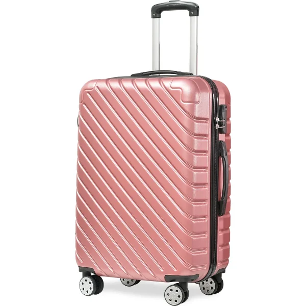 2025 High Quality ABS PC Hardshell Luggage Bag With Spinner Wheels Large Travel Luggage Durable Luxury Suitcase - Image 5