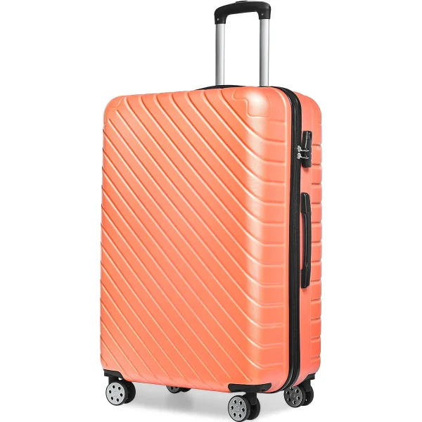 2025 High Quality ABS PC Hardshell Luggage Bag With Spinner Wheels Large Travel Luggage Durable Luxury Suitcase - Image 6