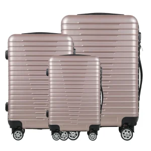 Factory Direct Sale 2025 New 24'' ABS PC Luggage Organized Compartments Luggage for Students & Campus Life Luggage Set